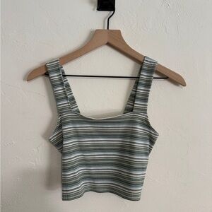 American Eagle Outfitters Striped Crop Top